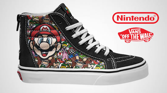 NINTENDO Y VANS unen fuerzas en MODA Y BELLEZA.  Chicas Rockeras!