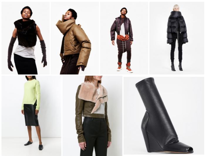 JET introduce una selección de piezas con el espíritu de reconstrucción en la moda de Rick Owens. en MODA Y BELLEZA.  Chicas Rockeras!