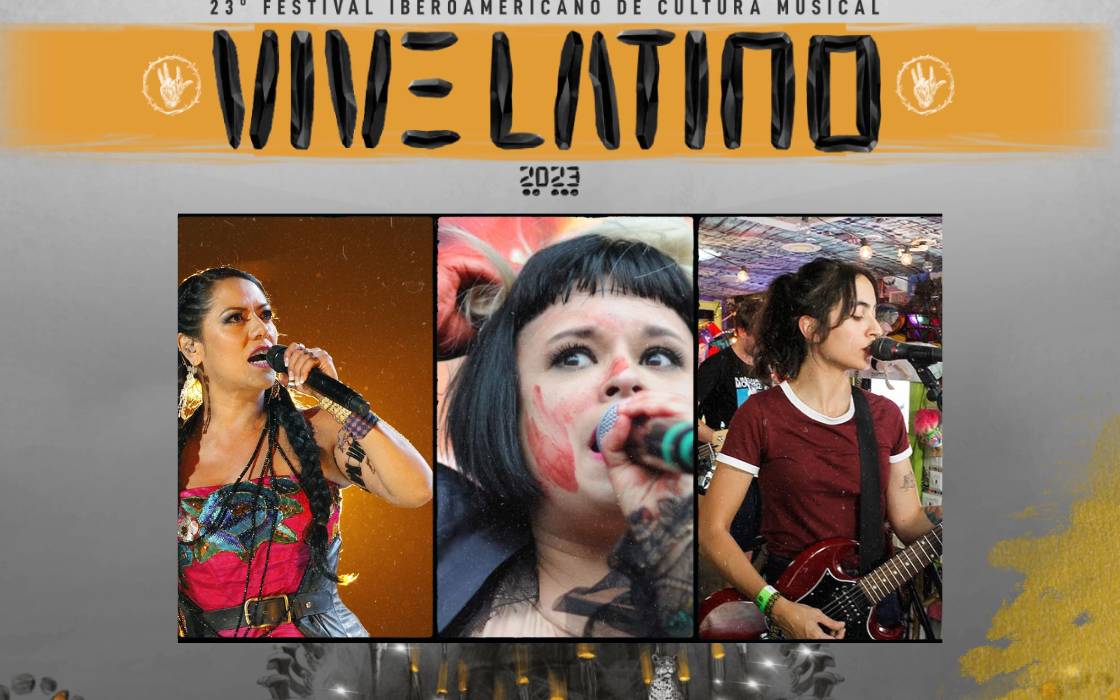 Artistas mujeres que se presentarán en el Vive Latino 2023 en EVENTOS.  Chicas Rockeras!