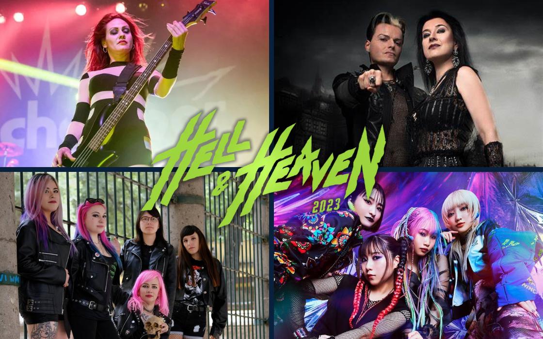 Bandas con miembros femeninos en el Hell and Heaven 2023 en EVENTOS.  Chicas Rockeras!