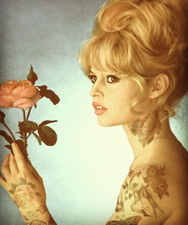 REBELDES TATUADOS DE LA EPOCA DORADA DEL CINE: BRIGITTE BARDOT