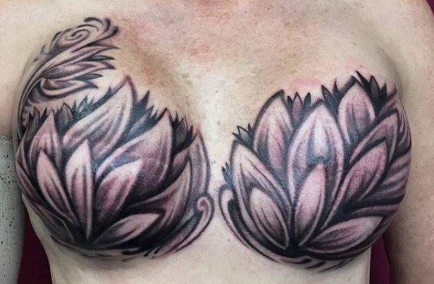 TATUAJES PARA CUBRIR CICATRICES POR CÁNCER DE MAMA: Hermoso Tatuaje