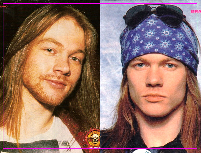 ROCKSTARS CON O SIN BARBA: AXL ROSE