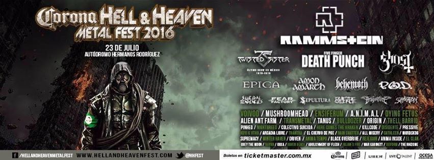 HELL AND HEAVEN 2016, 23 de Julio, ¿Estás lista?