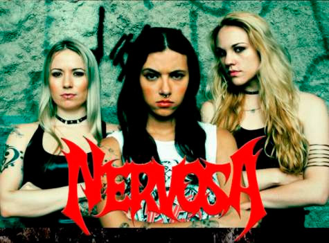 Las bellas brasileñas de NERVOSA estarán de regreso con su Thrash metal en el Foro Alicia