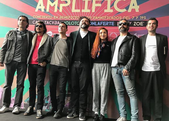 Con motivo de los sismos ocurridos el 7 y 19 de septiembre en México, las agrupaciones musicales Caf...