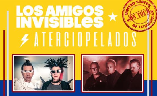 ATERCIOPELADOS Y AMIGOS INVISIBLES EN GIRA POR ESTADOS UNIDOS