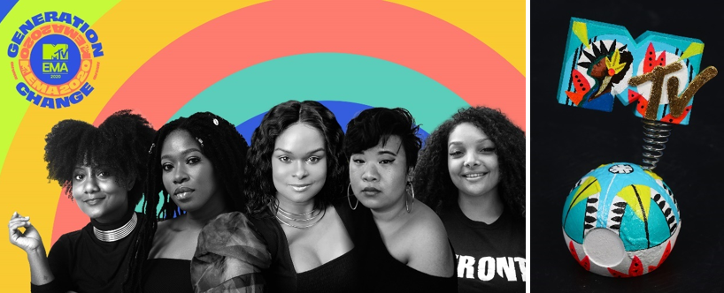 MTV otorga el 'MTV EMA GENERATION CHANGE AWARD' a 5 mujeres que luchan por la justicia racial y social alrededor del mundo