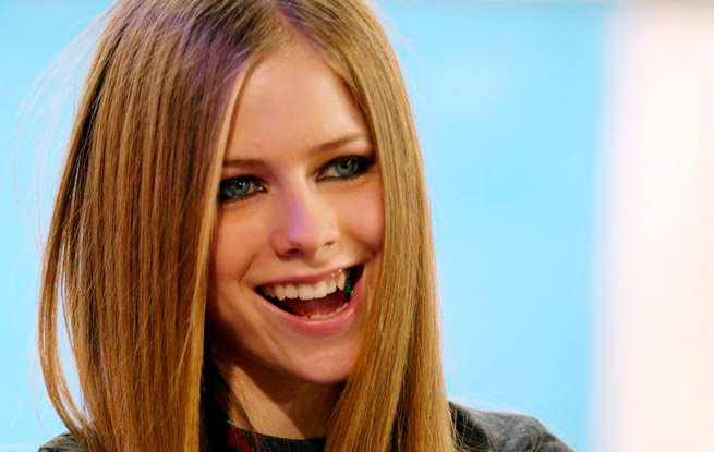 Sonrisa de Avril Lavigne